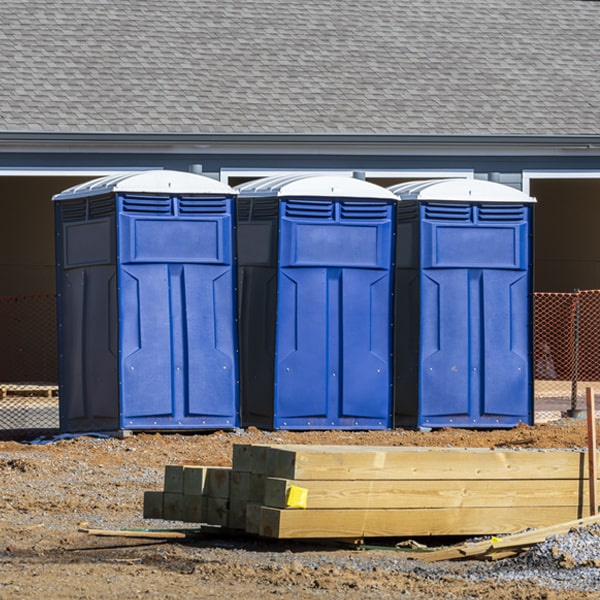 how can i report damages or issues with the portable restrooms during my rental period in Hampton Falls NH